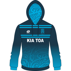 Kia Toa Rugby Sublimated Hoodie- Kids